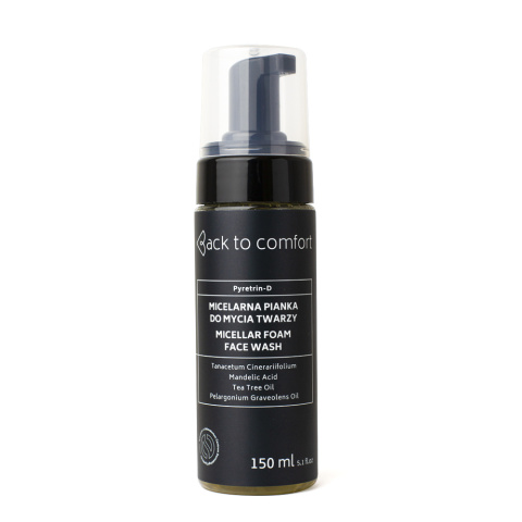 Back to Comfort - Micelarna pianka do mycia twarzy Pyretrin-D 150ml Back to Comfort - Micelarna pianka do mycia twarzy Pyretrin-D 150ml