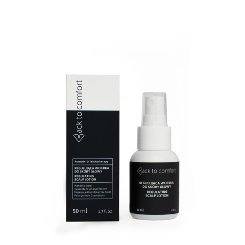 Back to Comfort - Regulująca wcierka do skóry głowy Pyretrin-D Trichotherapy 50ml Back to Comfort - Regulująca wcierka do skóry głowy Pyretrin-D Trichotherapy 50ml