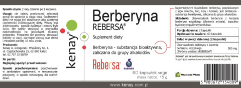 Berberyna 60 kaps Berberyna 60 kaps