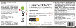 KURKUMA BCM-95 z piperyną 60 kaps